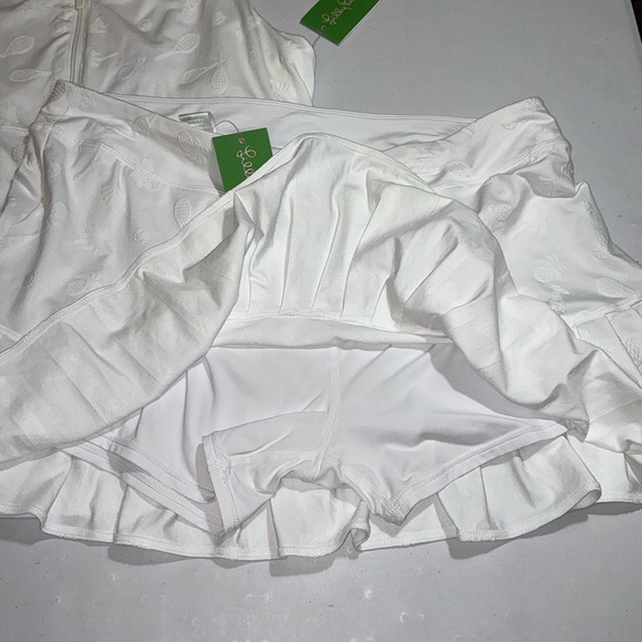 Lilly Pulitzer NWT 2 Piece Kalila Tennis Bra Tank & Taye Skort Size XL 🎾 - Picture 3 of 16